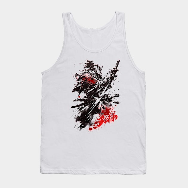 Bushido #2 - Samurai Code: Honor and Virtue Tank Top by ArtisanEcho